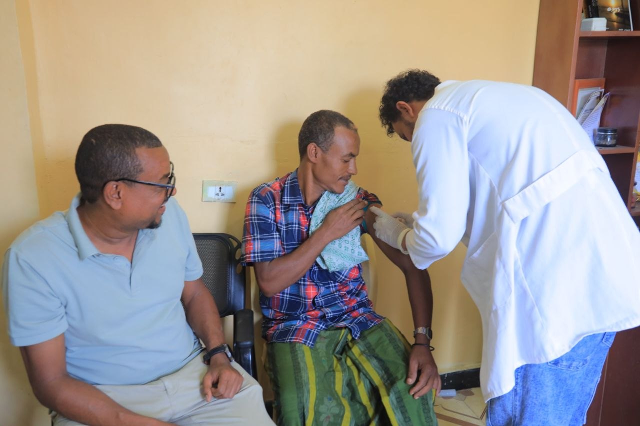 ACDO providing smoking cessation support and Nicotinell medication in Bati.